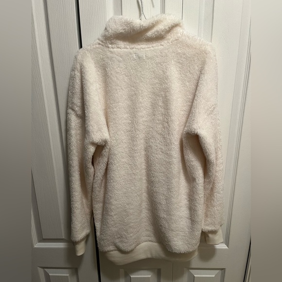 Aerie Sherpa Quarter Zip Sweatshirt - Picture 4 of 5
